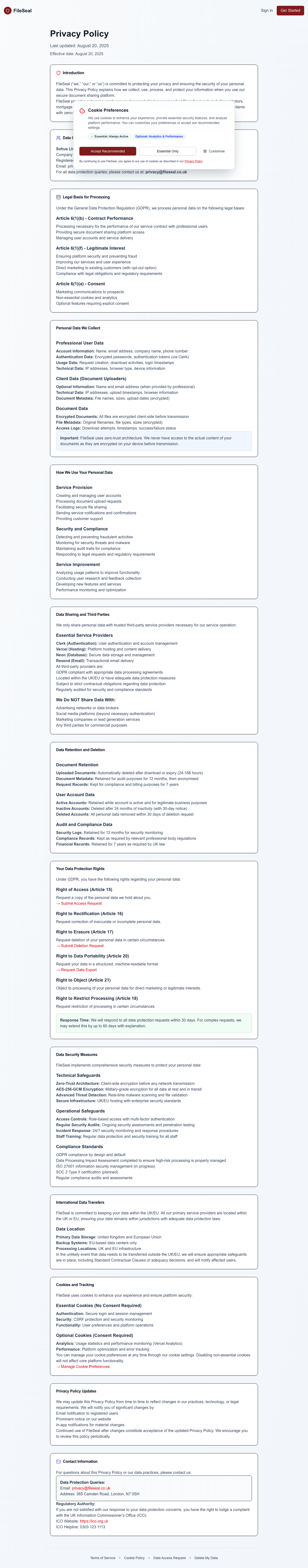 Advanced Security Features