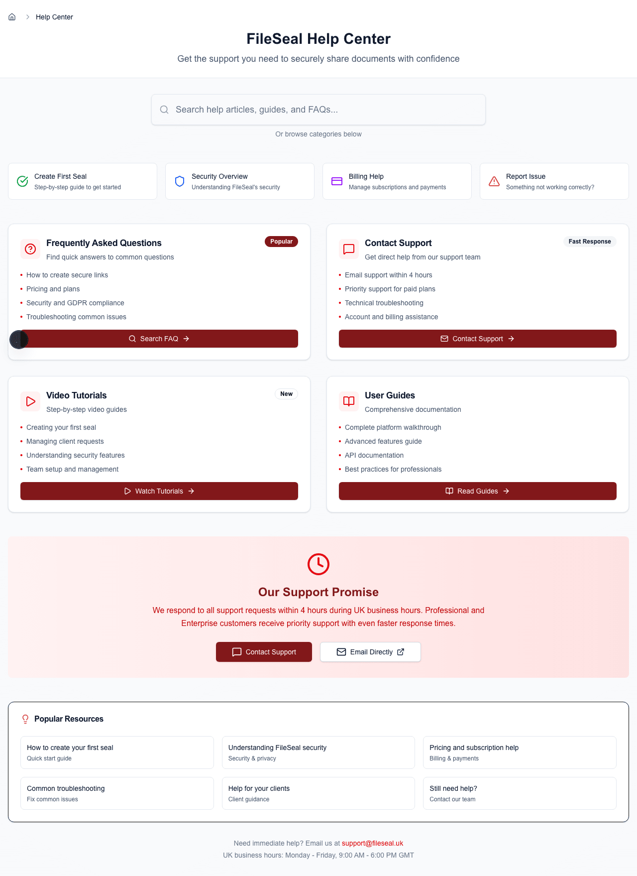 Getting Started with FileSeal