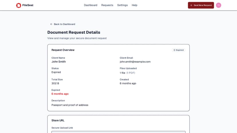 Complete Request Workflow